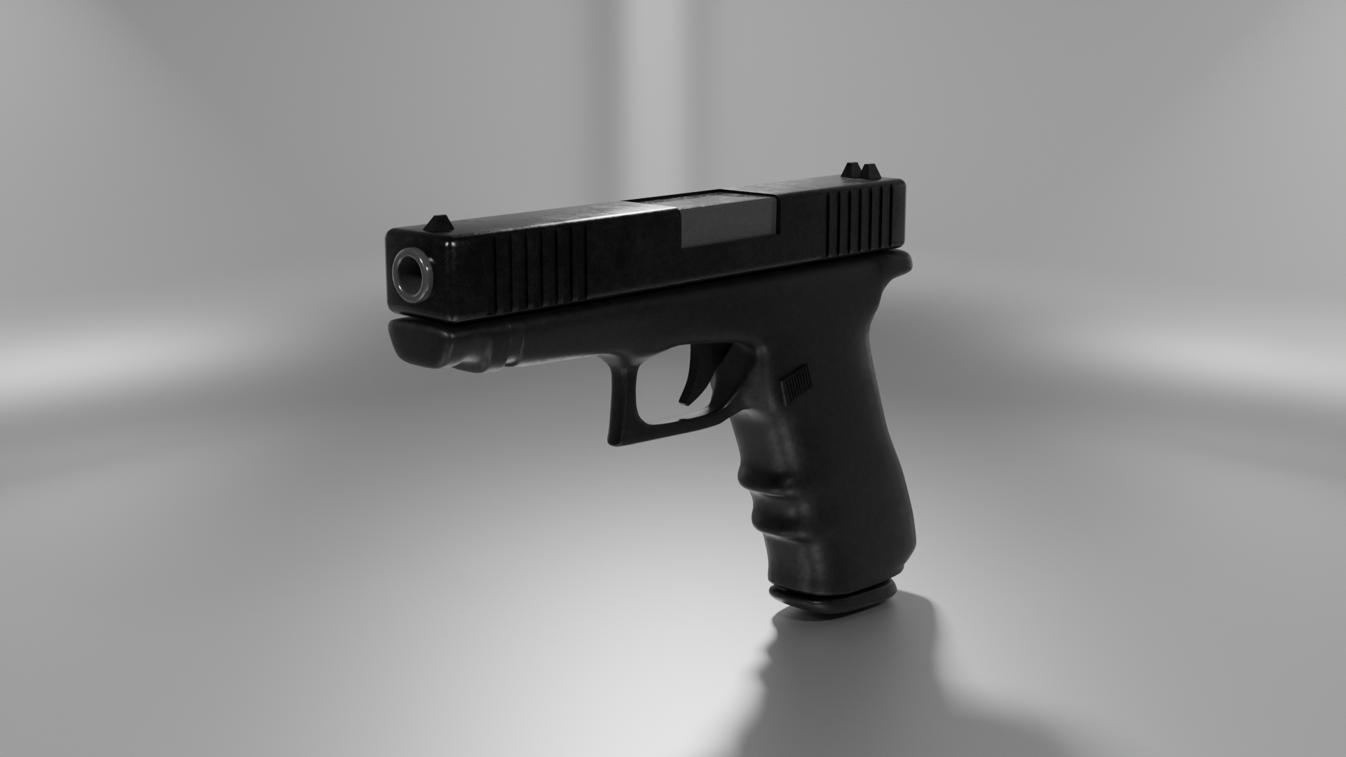 A 3D Render of a glock 47  made by Niko 
